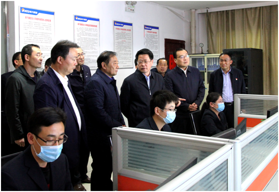 安徽省副省長、市委書記楊光榮來到集團公司調(diào)研安全生產(chǎn)工作